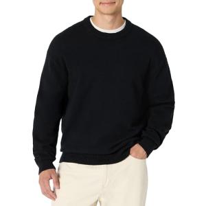 Men's Relaxed-Fit Cotton Blend Crewneck Sweater