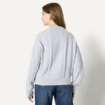 Women’s Relaxed-Fit Cable Knit Crewneck Sweater