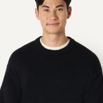 Men's Relaxed-Fit Cotton Blend Crewneck Sweater