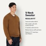 Men's Regular-Fit Cotton Blend V-Neck Sweater