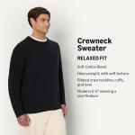 Men's Relaxed-Fit Cotton Blend Crewneck Sweater