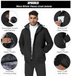 Men's Waterproof Fleece Liner Winter Jacket
