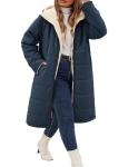 Plus Size Reversible Winter Coat for Women