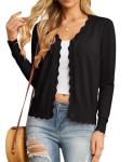 GRECERELLE Women's V-Neck Button Down Cardigan