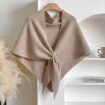 Winter Shawl Wraps Women Knitted Shawls and Wraps Cardigan Cape Wool Pashmina Shoulder Top Sweater Shawl Scarf 2025