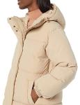 Amazon Essentials Women's Oversized Long Puffer Jacket (Available in Plus Size), Tan, 4X