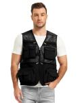 Flygo Men's Summer Outdoor Utility Fishing Vest