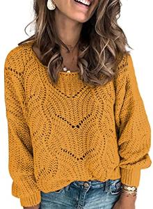 Dokotoo Women’s Chunky Cable Knit Fall Sweater
