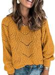 Dokotoo Women’s Chunky Cable Knit Fall Sweater