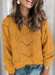 Dokotoo Women’s Chunky Cable Knit Fall Sweater