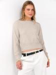 ANRABESS Women’s Cropped Long Sleeve Sweater