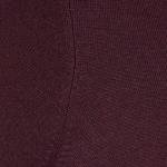 Women's Lightweight Burgundy Crewneck Cardigan Sweater