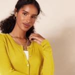 Women’s Lightweight Yellow Gilet in Plus Sizes