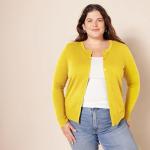 Women’s Lightweight Yellow Gilet in Plus Sizes