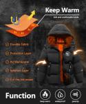 BYLESIN Kids Waterproof Winter Puffy Coat