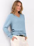 ANRABESS Women's V Neck Long Sleeve Pullover