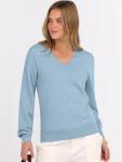 ANRABESS Women's V Neck Long Sleeve Pullover