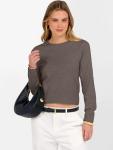ANRABESS Women’s Cropped Crew Neck Sweater