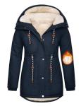 Yuson Women's Plus Size Winter Hoodie Jacket