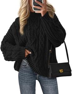 PRETTYGARDEN Women's Oversized Chunky Knit Sweater