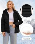 WULFUL Women's Lightweight Waterproof Thicken Puffer Jacket