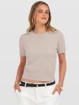 ANRABESS Women's Cropped Short Sleeve Sweater