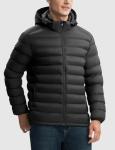 Rdruko Men's Lightweight Water-Resistant Puffer Jacket