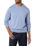 Men's Light Blue Crewneck Sweater in Big & Tall