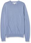 Men's Light Blue Crewneck Sweater in Big & Tall