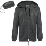COOFANDY Mens Foldable Raincoat Waterproof Breathable Golf Rain Jackets for Men