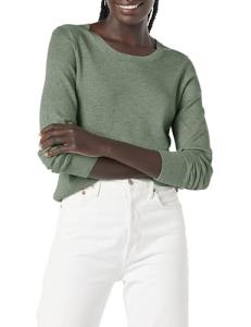 Women’s Lightweight Crewneck Sweater in Sage Green