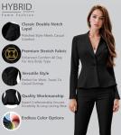 Women’s Double Notch Lapel Blazer - Black Medium