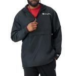 Champion mens Packable - Solid Jacket, Black-549369, Large US