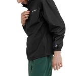 Champion mens Packable - Solid Jacket, Black-549369, Large US