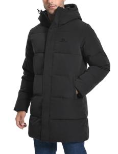Pioneer Camp Men's Insulated Hooded Winter Coat