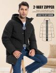 Pioneer Camp Men's Insulated Hooded Winter Coat