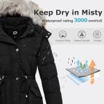 Women's Waterproof Down Hooded Winter Parka Jacket
