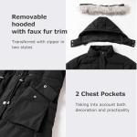 Women's Waterproof Down Hooded Winter Parka Jacket