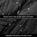 Women's Waterproof Down Hooded Winter Parka Jacket
