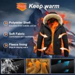 Junggley Men's Black Winter Ski Jacket 3XL