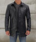 Blingsoul Black Winter Leather Jackets for Men - Mens Leather Coat | [1500144] Bristol Black - L