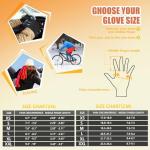 ihuan Winter Gloves for Men Women - Cold Weather Gloves for Running Cycling, Snow Warm Gloves Touchscreen Finger