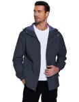 COOFANDY Rain Jackets For Men Waterproof Packable Travel Rain Jacket All-Round Windbreaker Rain Coat With Zipper Pockets