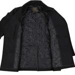 Mil-Tec Men's US Navy Pea Coat Black size L