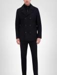 Kenneth Cole Men's Wool Top, Pea Coat Black