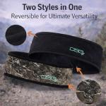 DOING SOMETHING GREAT (DSG Outerwear) Women's Reversible Hunting Headbands (Black/Excape)