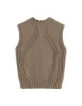 Aelfric Eden Women's Brown Sleeveless Sweater Vest