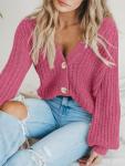 PRETTYGARDEN Women's Chunky Knit Cardigan Sweater