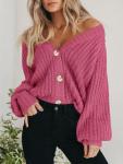 PRETTYGARDEN Women's Chunky Knit Cardigan Sweater