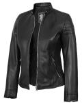 Blingsoul Womens Leather Jacket| [1309742] Carrie Black, S